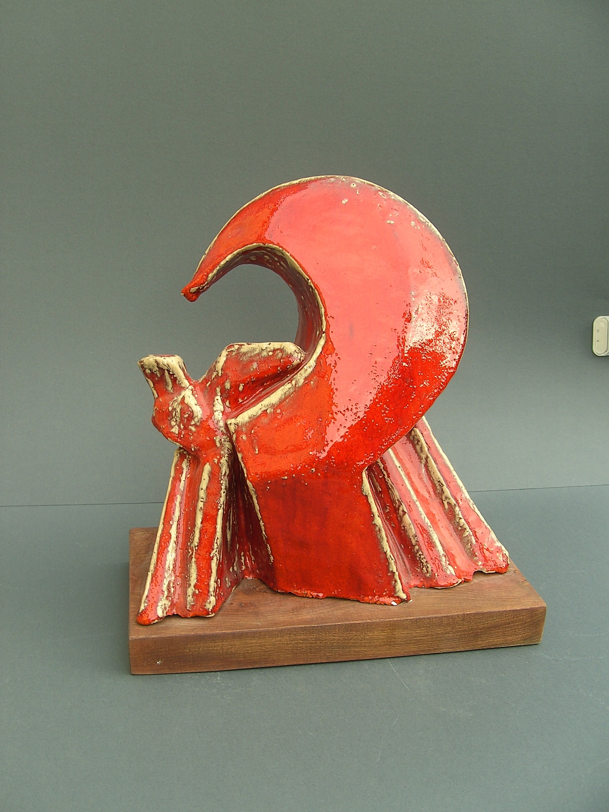 Red Idol, 29x28x16, Ceramics, 2001