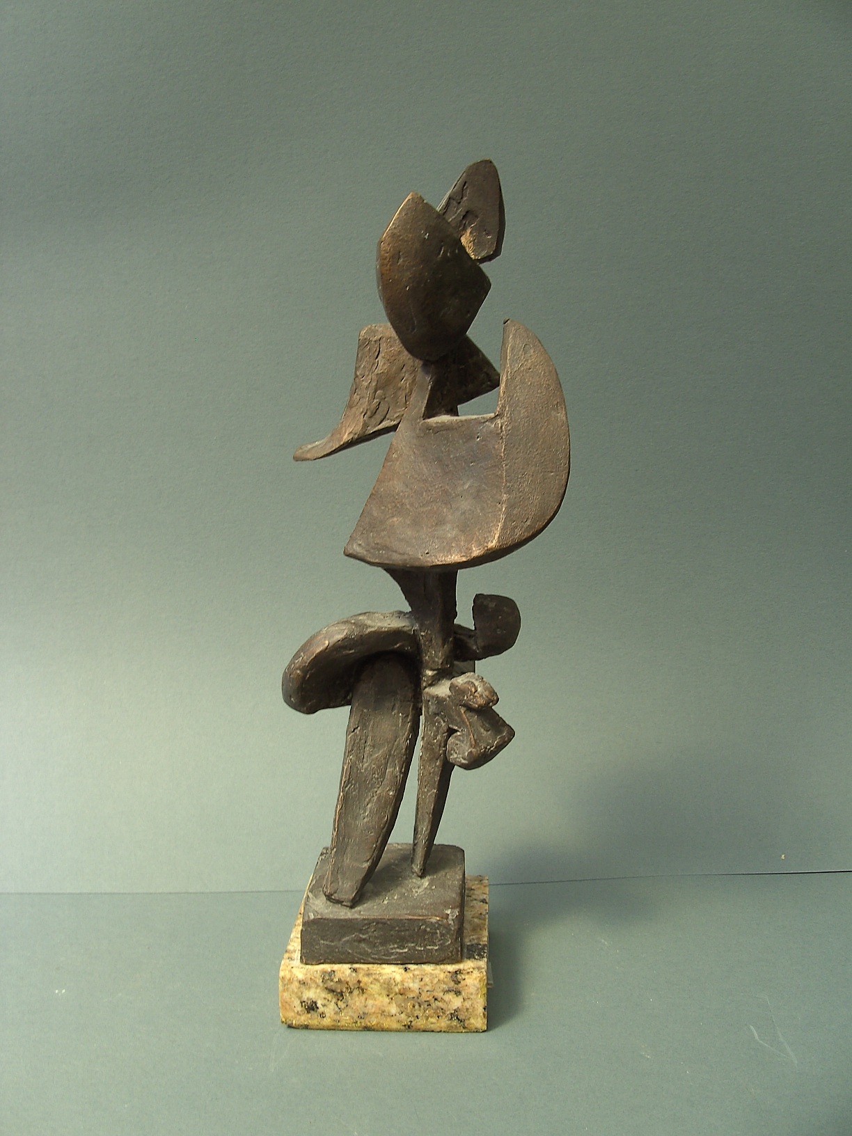 Abstract Figure, 32x14x9, Bronze, 2000