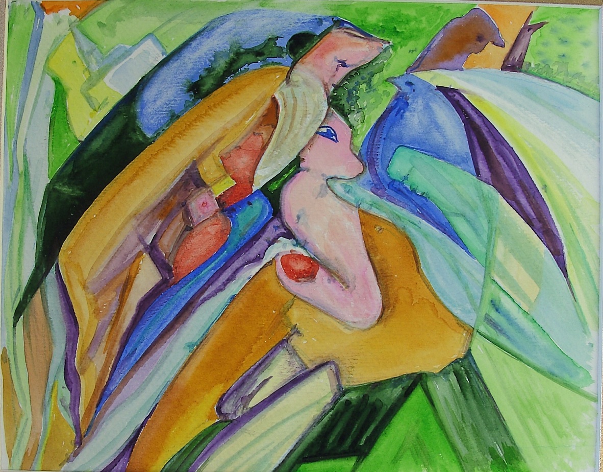 Paradise, 19x24, Watercolour, 1999