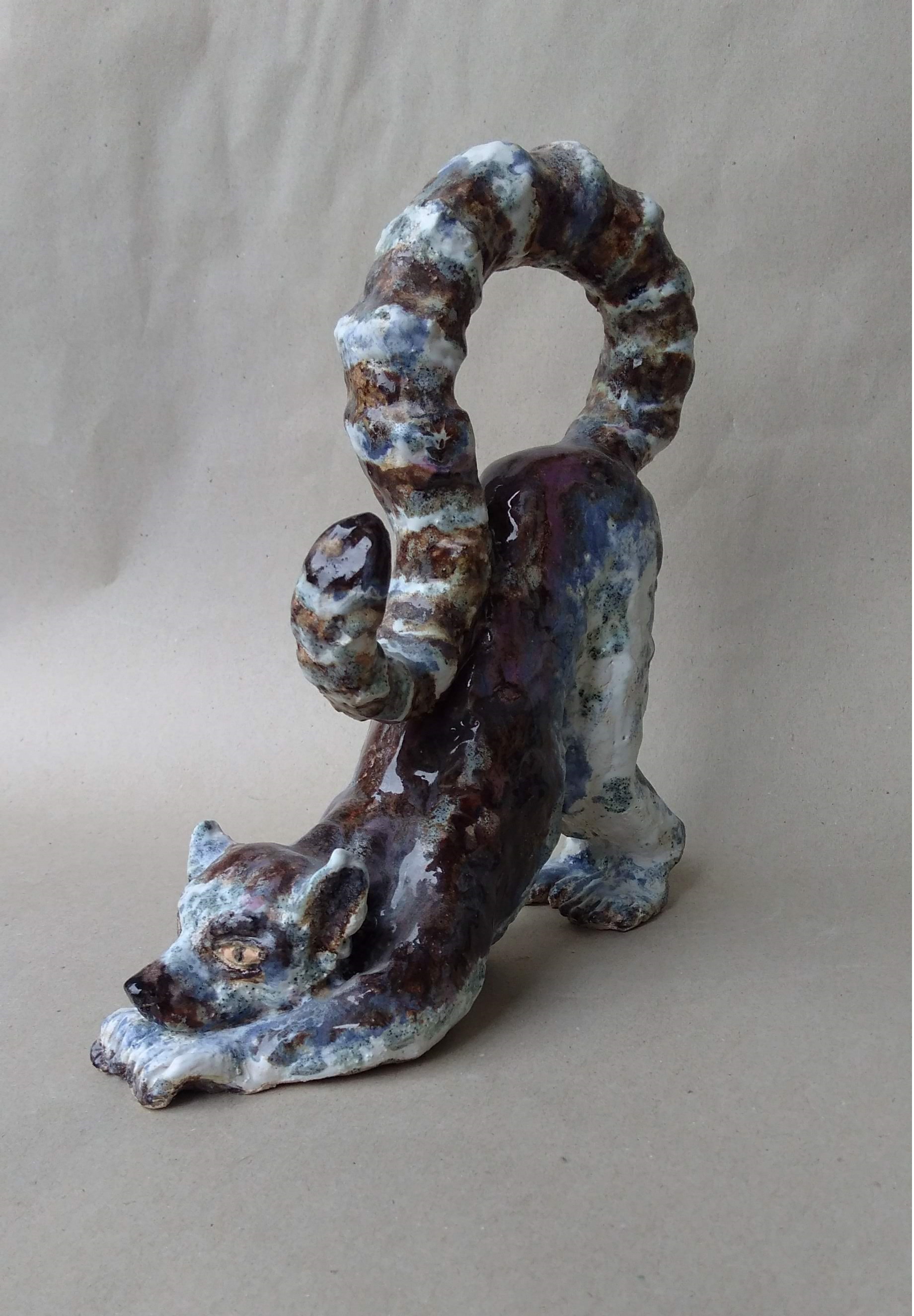 Lemur, 23x9x20, Ceramics, 2013