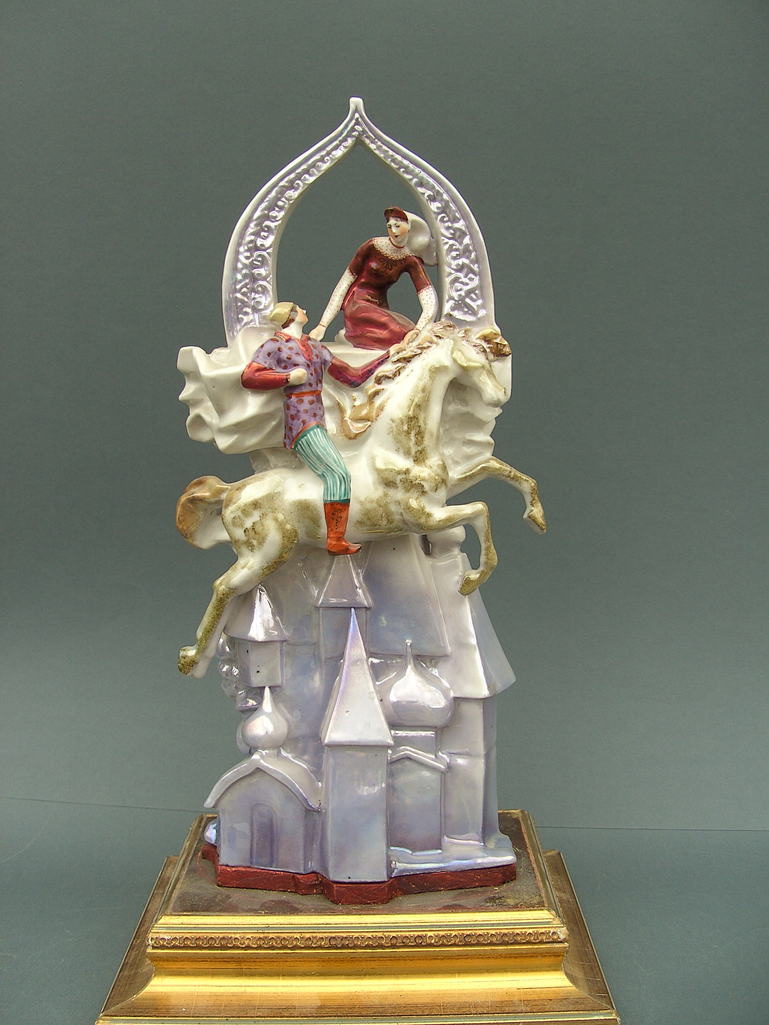 The Fairy Tale, 'The Magic Horse', 39x19x10, Porcelain, 1989 