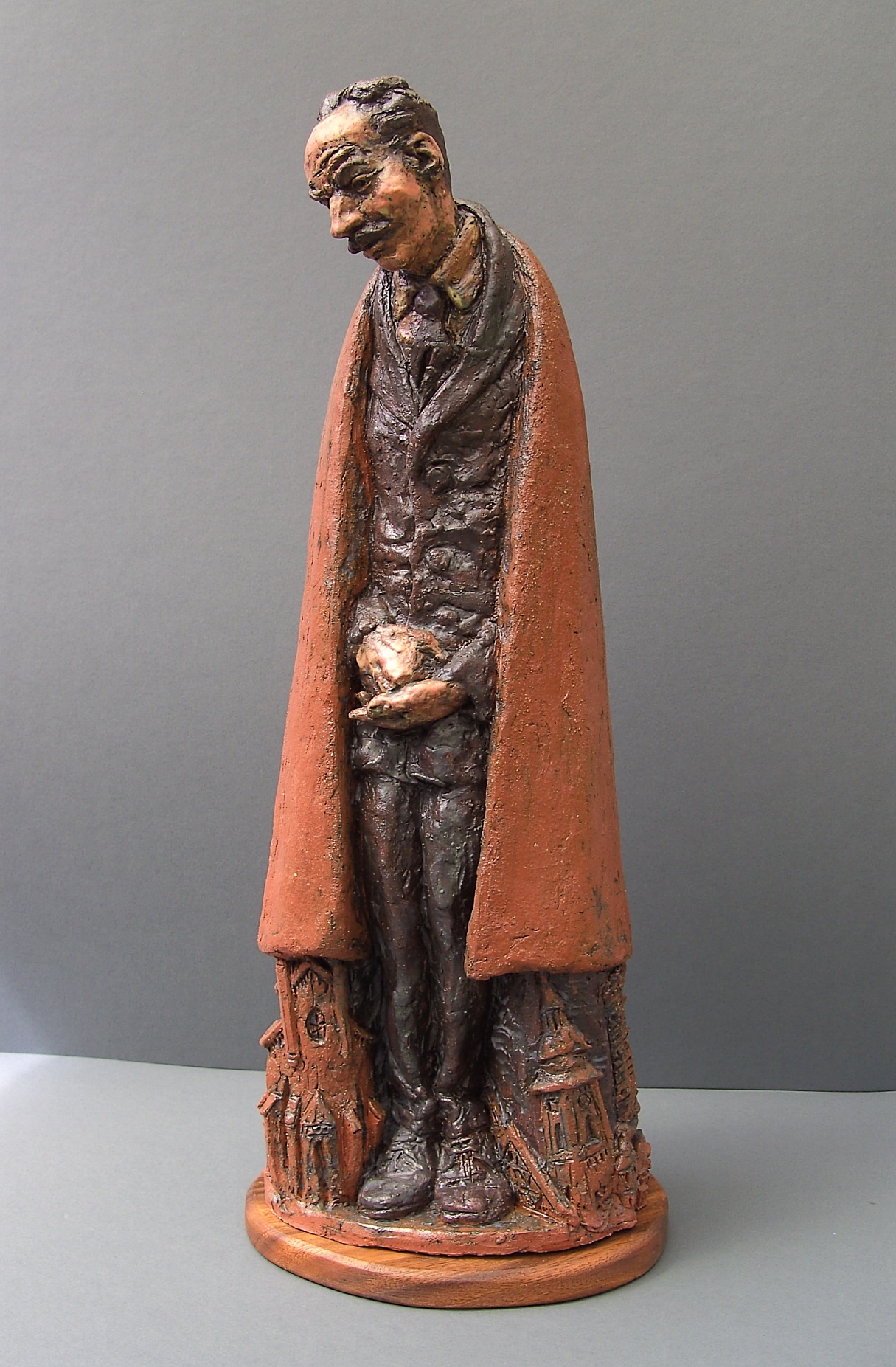 Jakob Wasserman, 56x19x14, Ceramics and Bronze, 2002